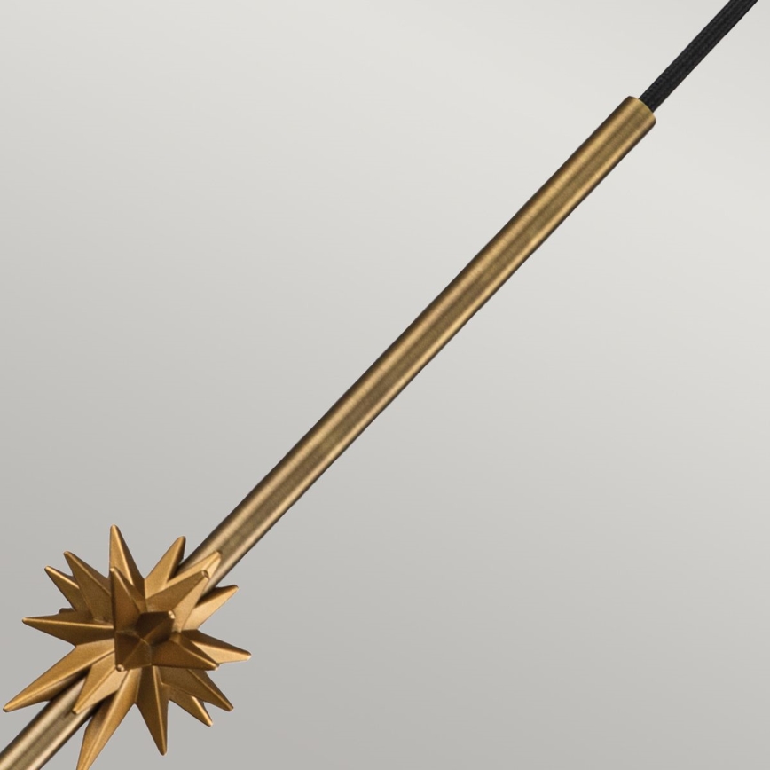 Elstead - Luster na lanku ETOILE 1xE27/60W/230V pr. 13,3 cm zlatá