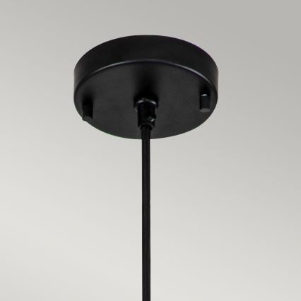 Elstead - Luster na lanku ETOILE 1xE27/60W/230V pr. 13,3 cm čierna