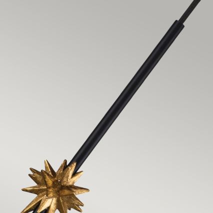 Elstead - Luster na lanku ETOILE 1xE27/60W/230V pr. 13,3 cm čierna