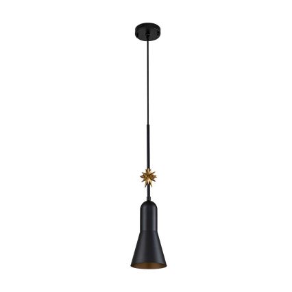 Elstead - Luster na lanku ETOILE 1xE27/60W/230V pr. 13,3 cm čierna