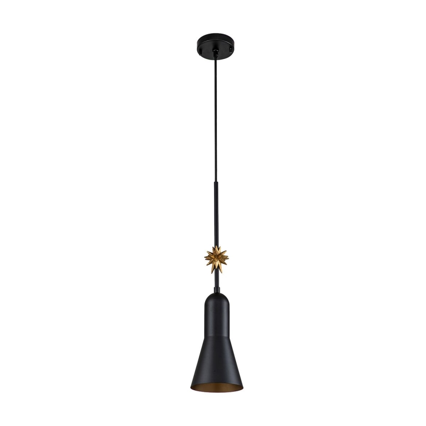 Elstead - Luster na lanku ETOILE 1xE27/60W/230V pr. 13,3 cm čierna