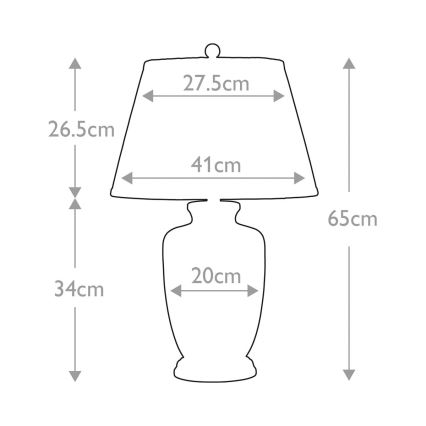 Elstead - Stolná lampa GOLD BIRDS 1xE27/60W/230V