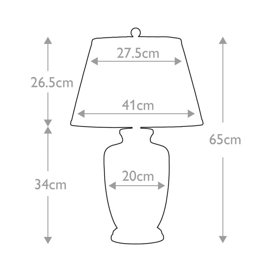 Elstead - Stolná lampa GOLD BIRDS 1xE27/60W/230V