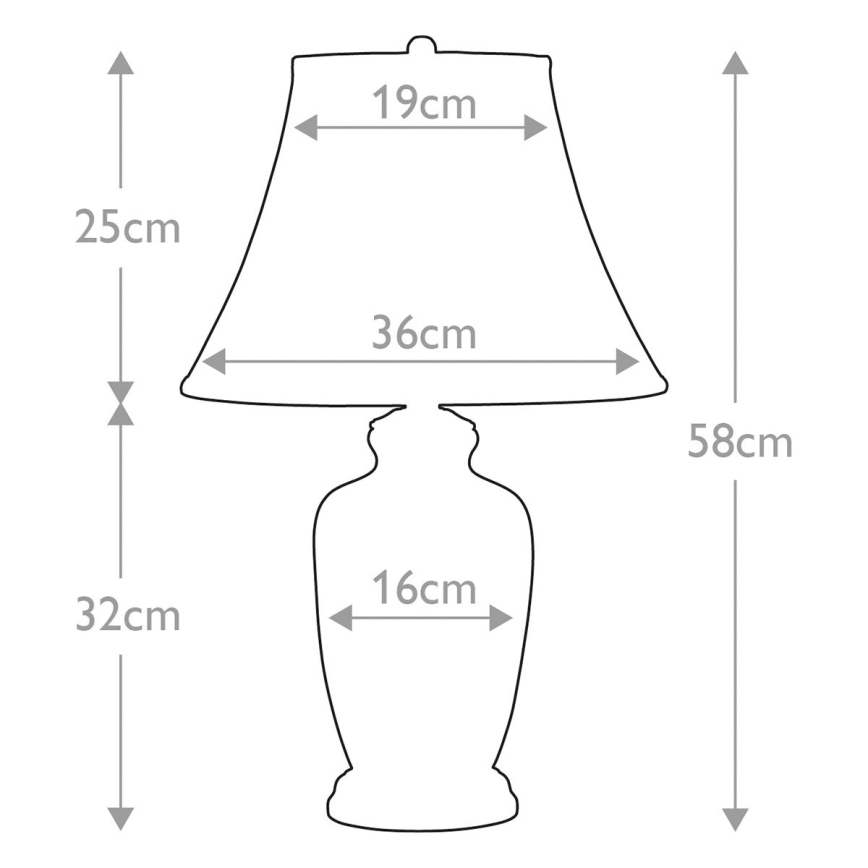 Elstead - Stolná lampa GOLDTHISTLE 1xE27/60W/230V