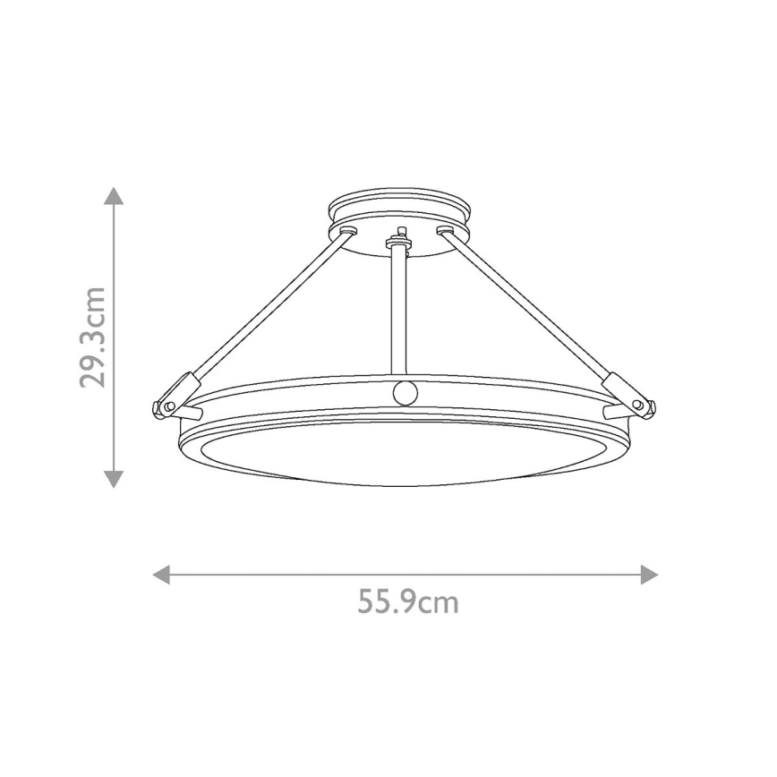 Elstead HK-COLLIER-SF-M - Prisadený luster COLLIER 4xE14/60W/230V