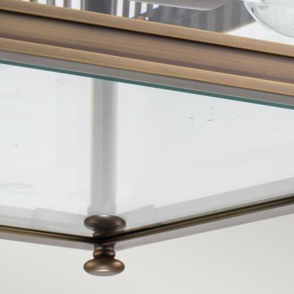 Elstead - Vonkajšie stropné svietidlo HOLBORN 2xE27/60W/230V IP44