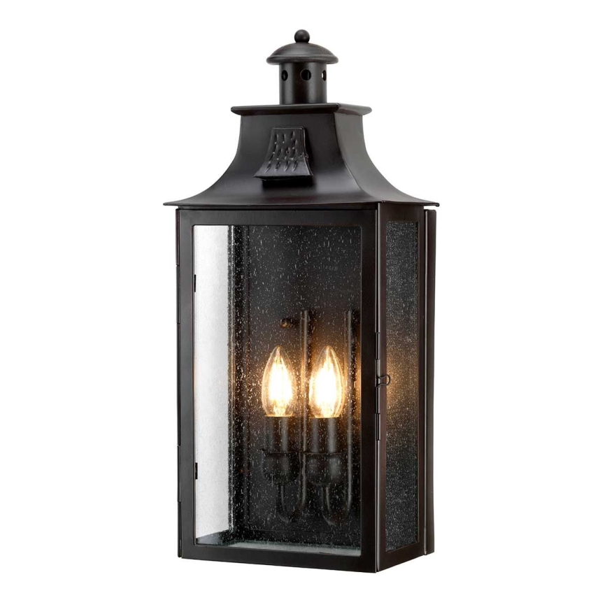 Elstead - Vonkajšie nástenné svietidlo KENDAL 2xE14/60W/230V IP44