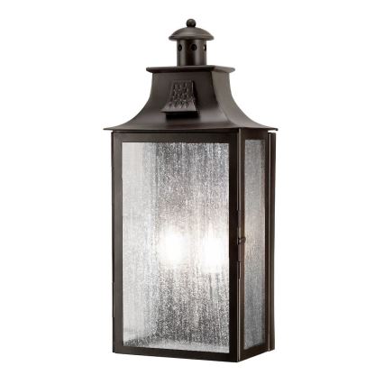 Elstead - Vonkajšie nástenné svietidlo KENDAL 2xE14/60W/230V IP44