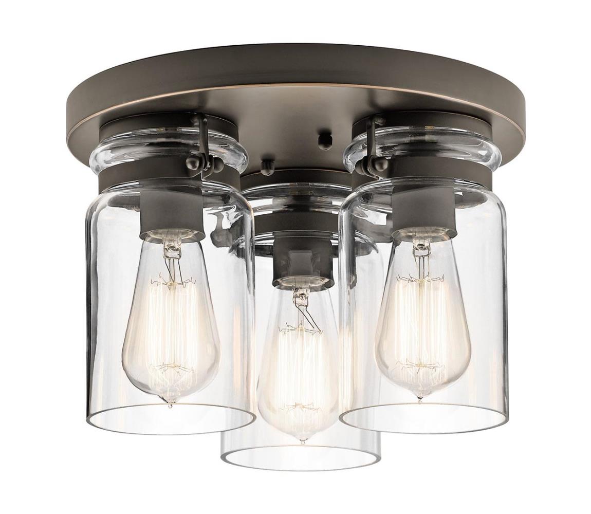 Elstead Elstead KL-BRINLEY-F-OZ - Stropné svietidlo BRINLEY 3xE27/60W/230V antracit