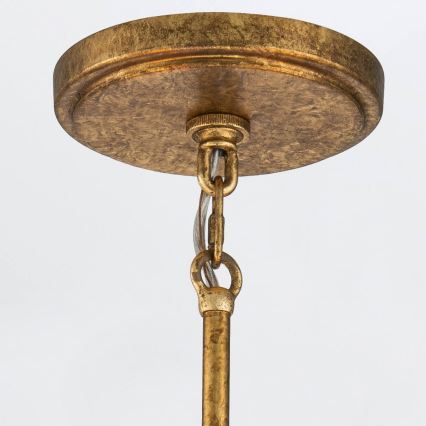 Elstead - Luster na tyči KRISTY 3xE27/40W/230V medený