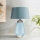 Elstead - LED Stolná lampa LENA 1xE27/40W/230V + 1xGU10/7W 74 cm modrá