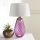 Elstead - LED Stolná lampa LENA 1xE27/40W/230V + 1xGU10/7W 74 cm ružová/biela