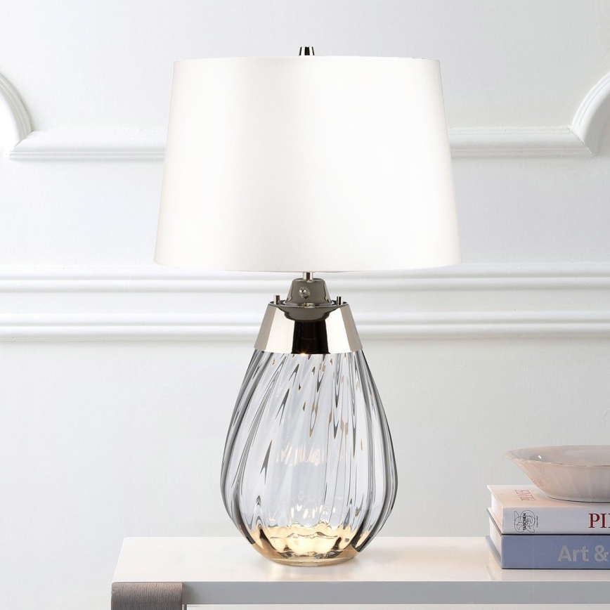 Elstead - LED Stolná lampa LENA 1xE27/60W/230V + 1xGU10/7W 60,5 cm biela
