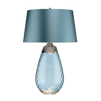 Elstead - LED Stolná lampa LENA 1xE27/40W/230V + 1xGU10/7W 74 cm modrá