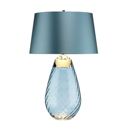 Elstead - LED Stolná lampa LENA 1xE27/40W/230V + 1xGU10/7W 74 cm modrá