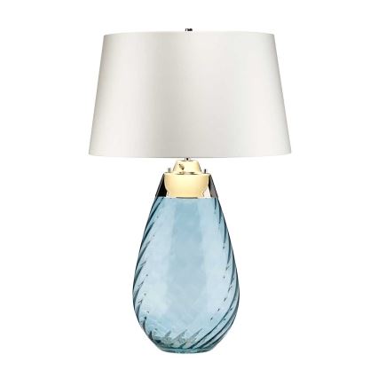 Elstead - LED Stolná lampa LENA 1xE27/40W/230V + 1xGU10/7W 74 cm modrá/biela