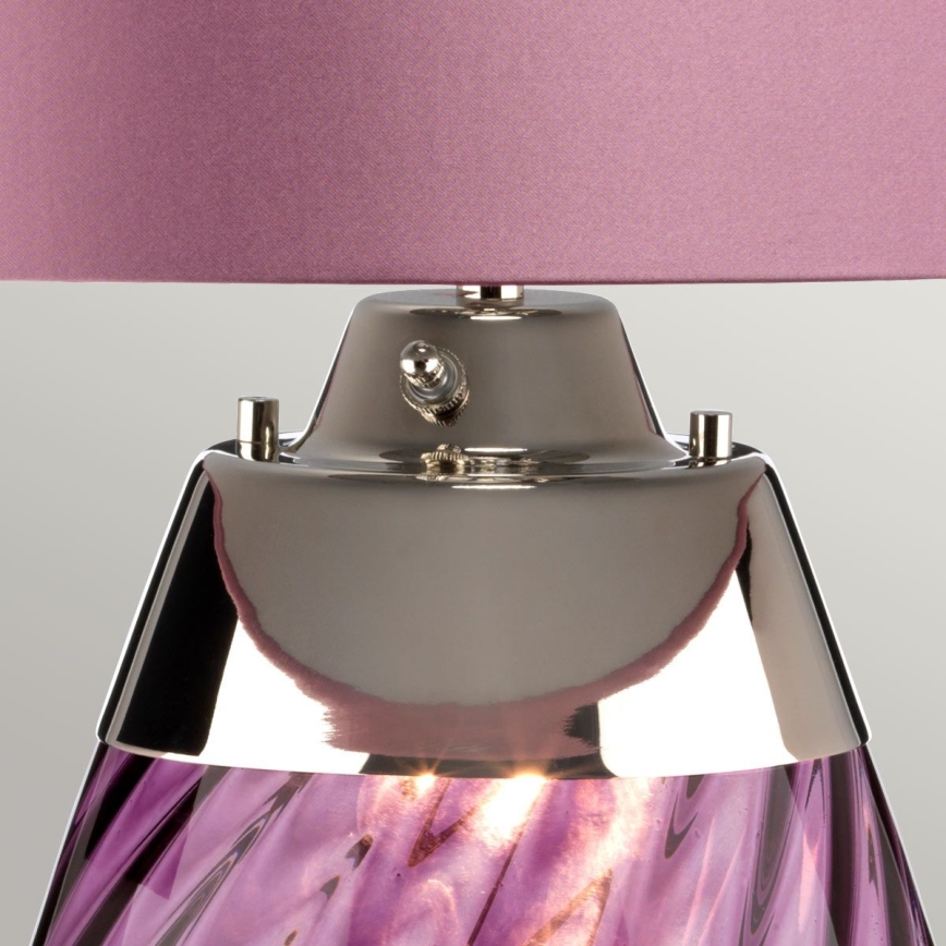 Elstead - LED Stolná lampa LENA 1xE27/40W/230V + 1xGU10/7W 74 cm ružová