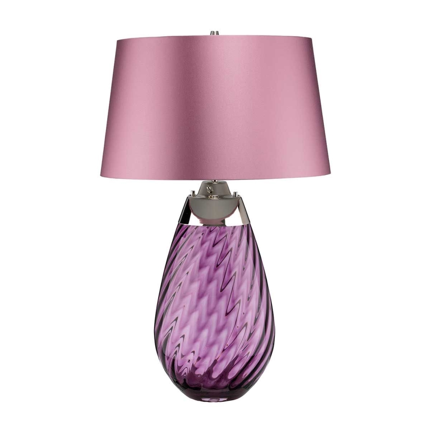 Elstead - LED Stolná lampa LENA 1xE27/40W/230V + 1xGU10/7W 74 cm ružová