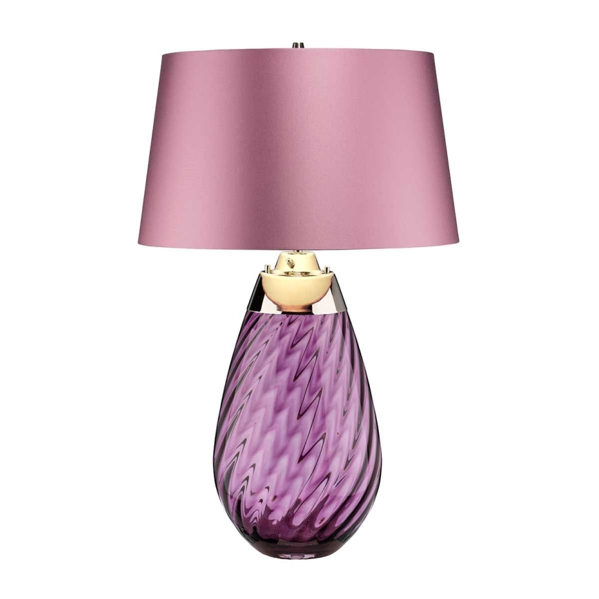 Elstead - LED Stolná lampa LENA 1xE27/40W/230V + 1xGU10/7W 74 cm ružová