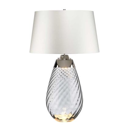Elstead - LED Stolná lampa LENA 1xE27/40W/230V + 1xGU10/7W 74 cm biela