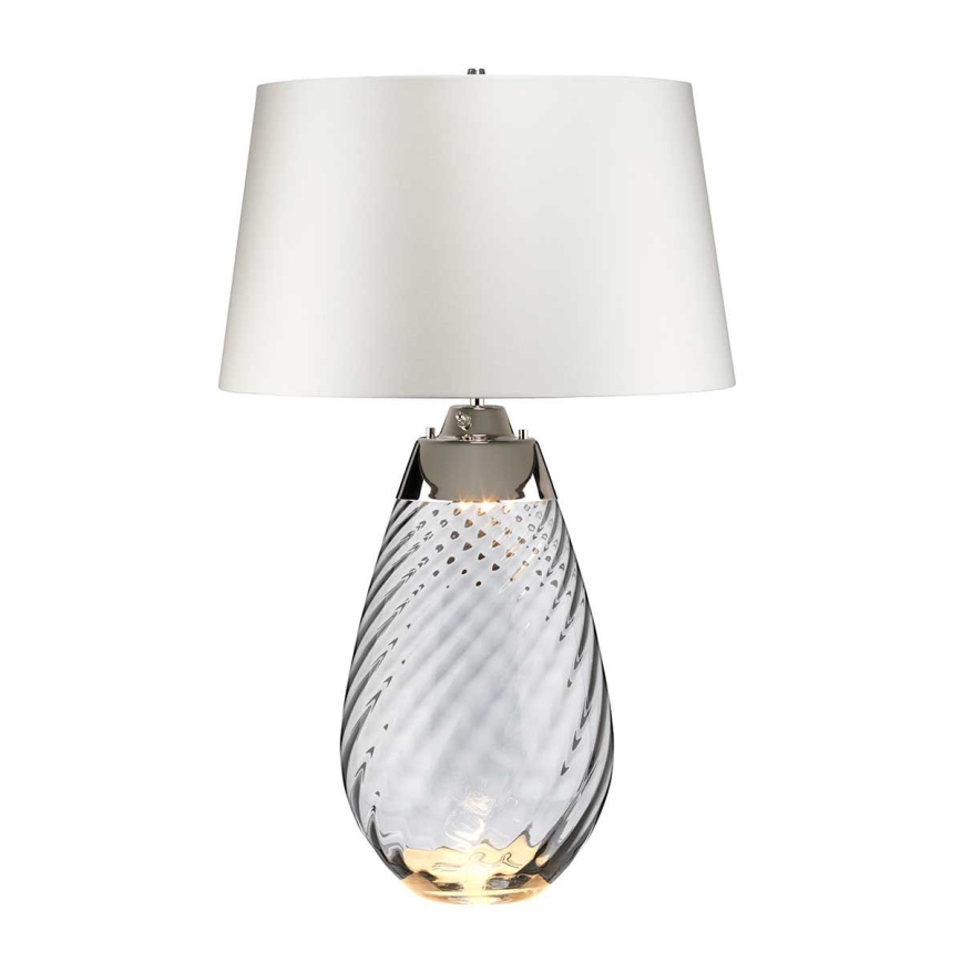 Elstead - LED Stolná lampa LENA 1xE27/40W/230V + 1xGU10/7W 74 cm biela
