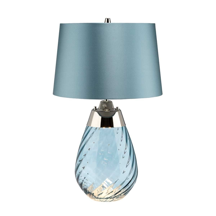 Elstead - LED Stolná lampa LENA 1xE27/60W/230V + 1xGU10/7W 60,5 cm modrá