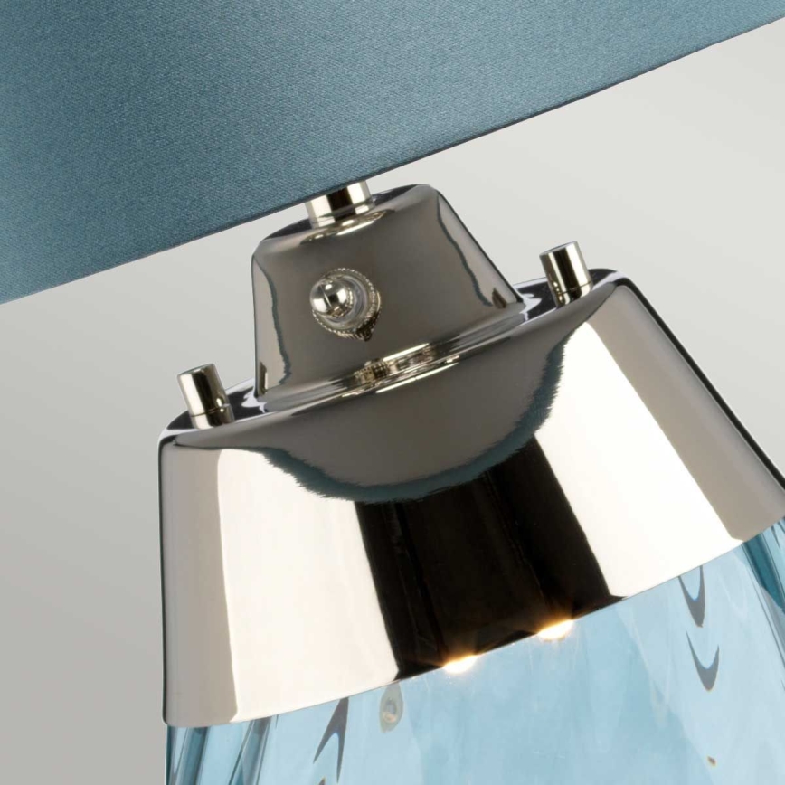 Elstead - LED Stolná lampa LENA 1xE27/60W/230V + 1xGU10/7W 60,5 cm modrá