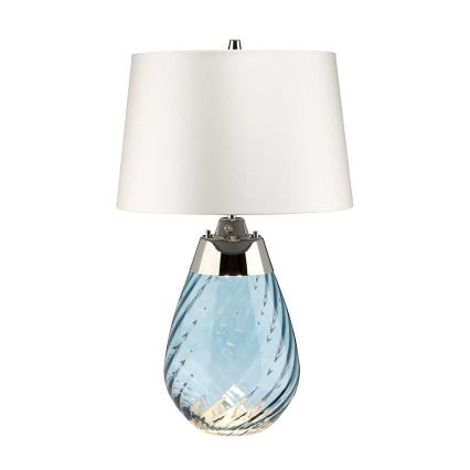 Elstead - LED Stolná lampa LENA 1xE27/60W/230V + 1xGU10/7W 60,5cm modrá/biela