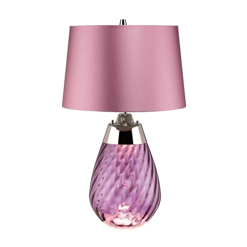 Elstead - LED Stolná lampa LENA 1xE27/60W/230V + 1xGU10/7W 60,5 cm ružová