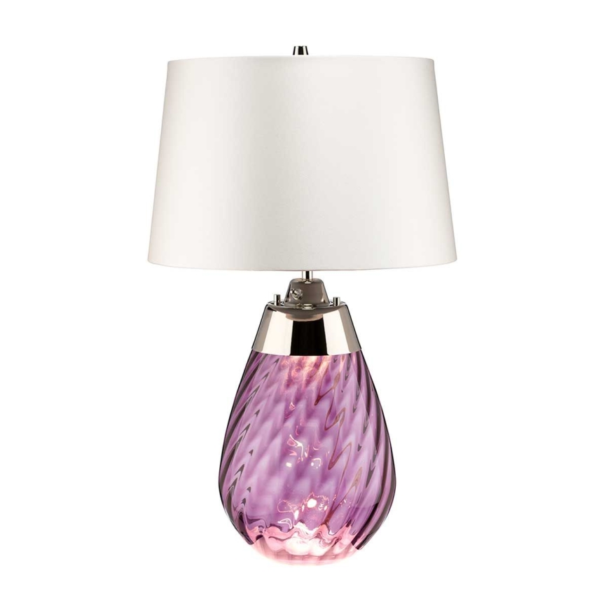 Elstead - LED Stolná lampa LENA 1xE27/40W/230V + 1xGU10/7W 74 cm ružová