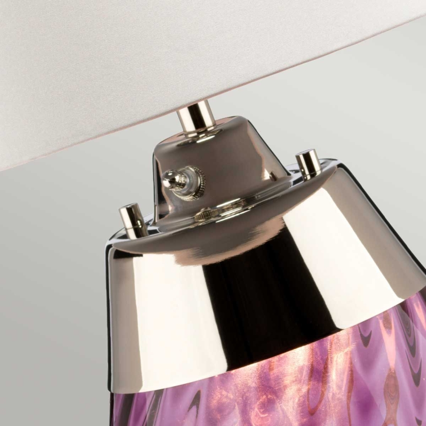 Elstead - LED Stolná lampa LENA 1xE27/40W/230V + 1xGU10/7W 74 cm ružová