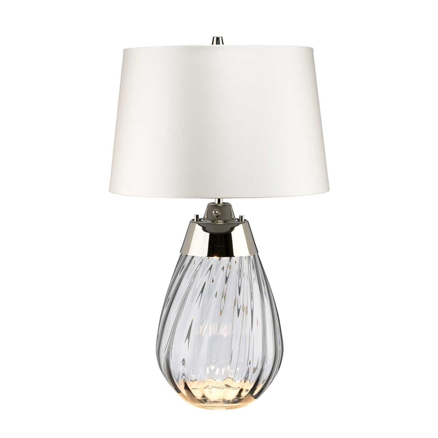 Elstead - LED Stolná lampa LENA 1xE27/60W/230V + 1xGU10/7W 60,5 cm biela