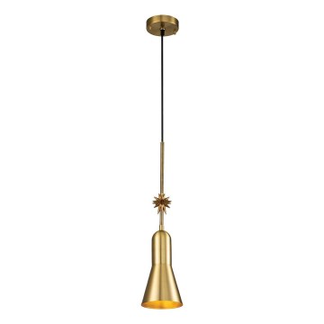 Elstead - Luster na lanku ETOILE 1xE27/60W/230V pr. 13,3 cm zlatá