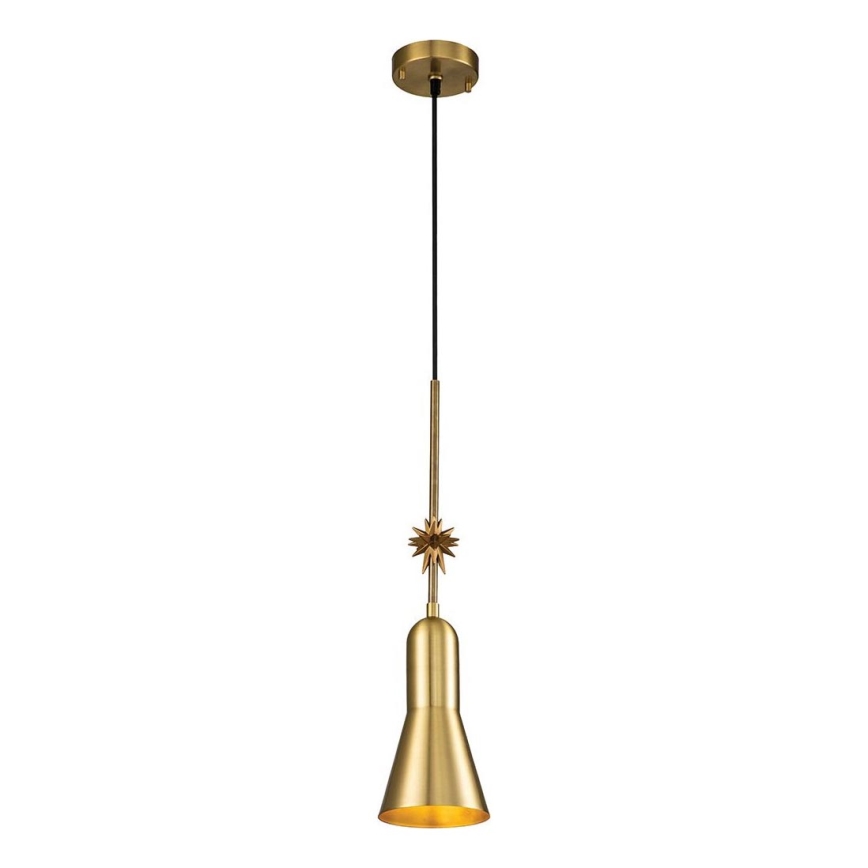 Elstead - Luster na lanku ETOILE 1xE27/60W/230V pr. 13,3 cm zlatá