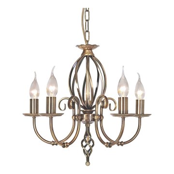 Elstead - Luster na reťazi ARTISAN 5xE14/60W/230V