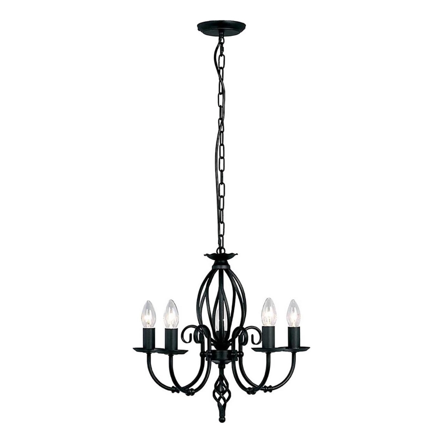 Elstead - Luster na reťazi ARTISAN 5xE14/60W/230V