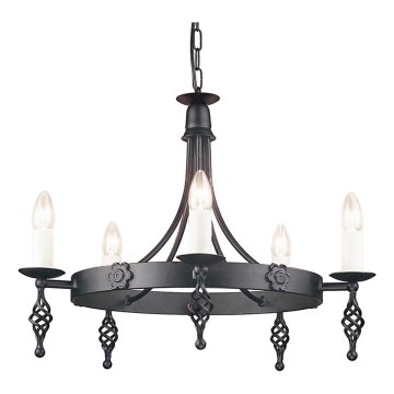 Elstead - Luster na reťazi BELFRY 5xE14/60W/230V
