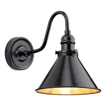 Elstead - Nástenné svietidlo PROVENCE 1xE27/60W/230V čierna