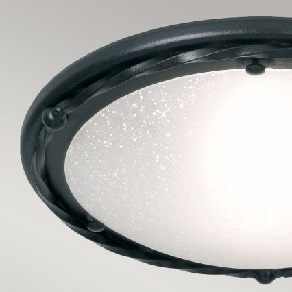 Elstead - Stropné svietidlo PEMBROKE 1xE27/60W/230V čierna