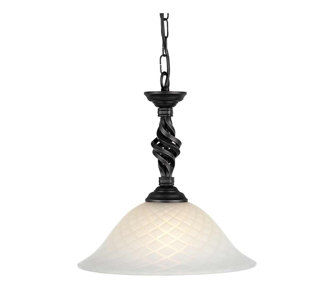 Elstead Elstead PB-P-BLACK - Luster na reťazi PEMBROKE 1xE27/60W/230V