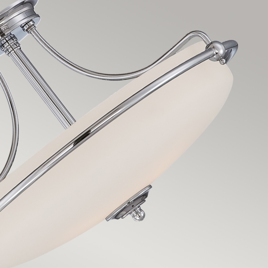 Elstead - Prisadený luster GRIFFIN 3xE27/100W/230V lesklý chróm