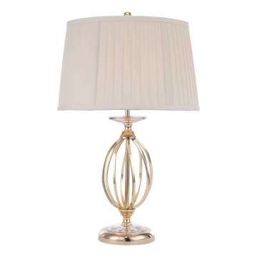 Elstead - Stolná lampa AEGEAN 1xE27/60W/230V zlatá