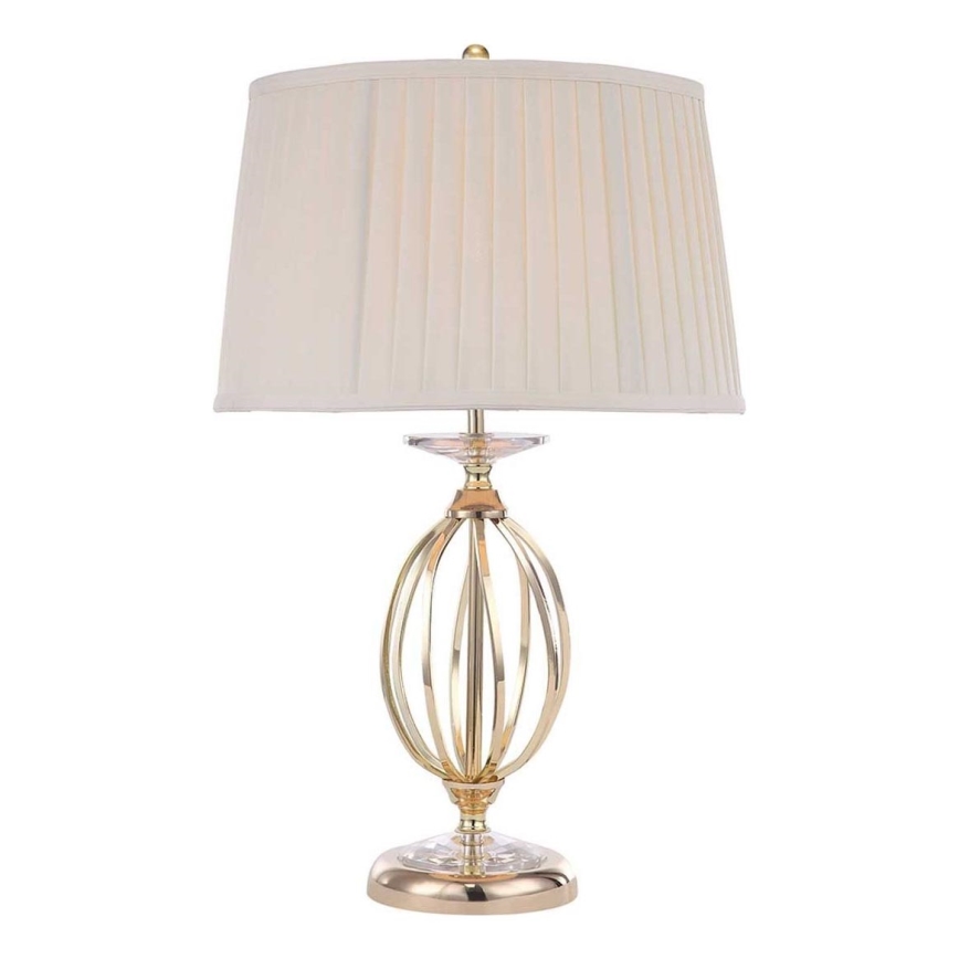 Elstead - Stolná lampa AEGEAN 1xE27/60W/230V zlatá