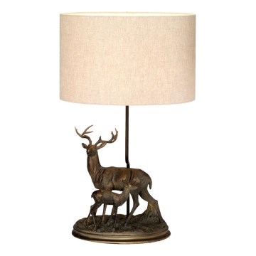 Elstead - Stolná lampa AMELIA 1xE27/40W/230V bronzová
