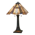 Elstead - Stolná lampa Tiffany INGLENOOK 2xE27/60W/230V