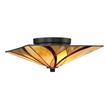 Elstead - Stropné svietidlo Tiffany ASHEVILLE 2xE27/60W/230V