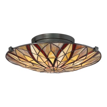 Elstead - Stropné svietidlo Tiffany VICTORY 2xE27/60W/230V