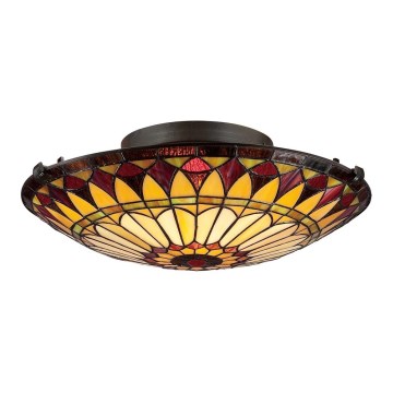 Elstead - Stropné svietidlo Tiffany WEST 2xE27/75W/230V
