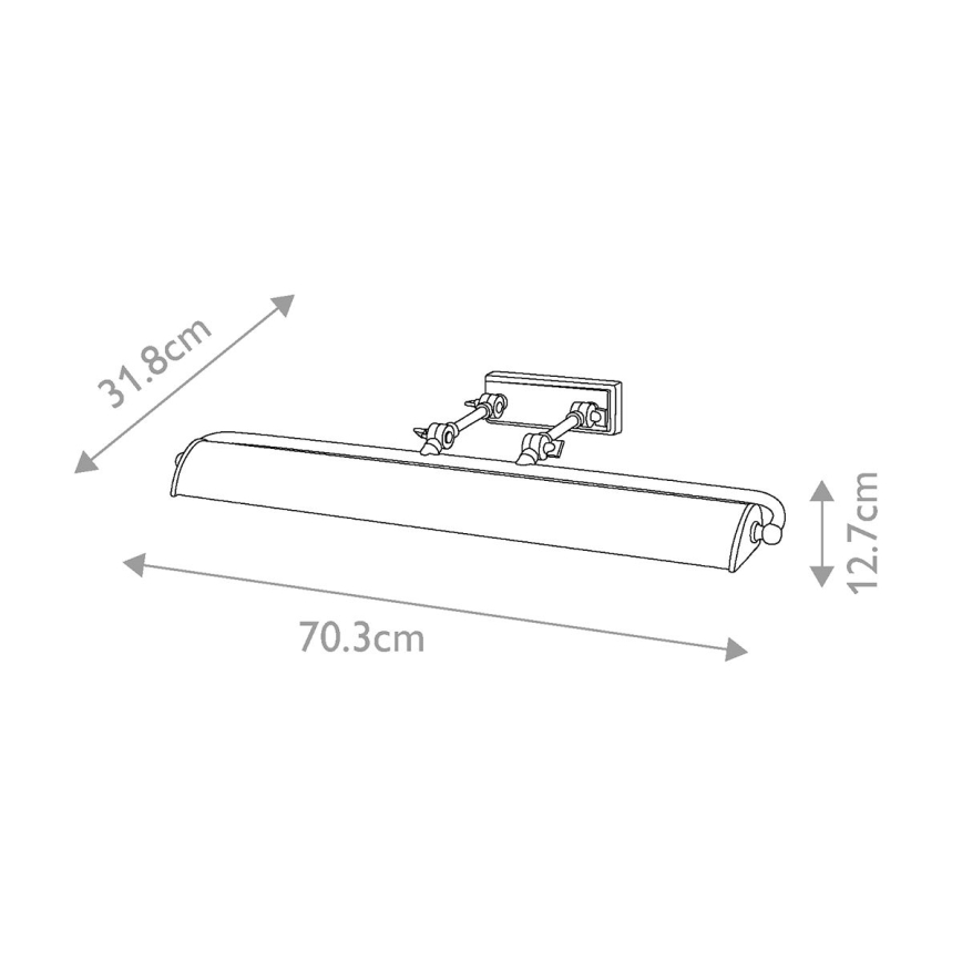 Elstead -Obrazové svietidlo WINCHFIELD 4xE14/40W/230V mramor