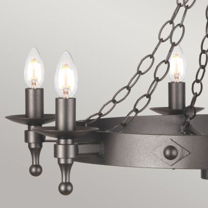 Elstead - Luster na reťazi WARWICK 6xE14/60W/230V
